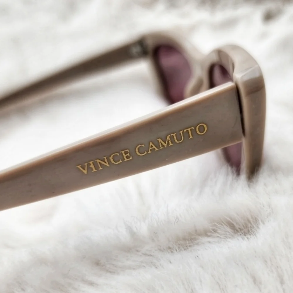 Vince Camuto‎ beige with purple tinted frames, used sungalsses